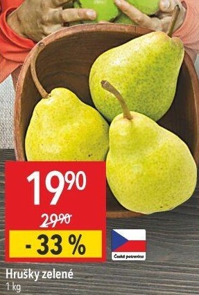 Hrušky zelené