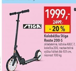 Koloběžka Stiga Route 200-S