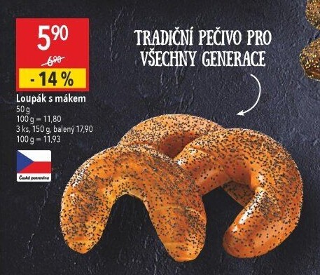 Loupák s mákem