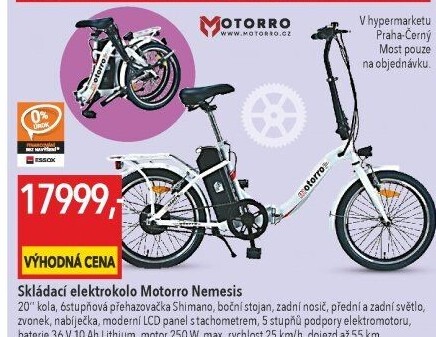 Skládací elektrokolo Nemesis Motorro