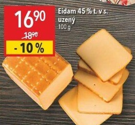 Sýr Eidam uzený 45%