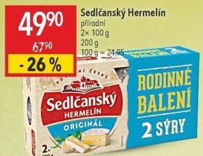 Sýr Hermelín Sedlčanský