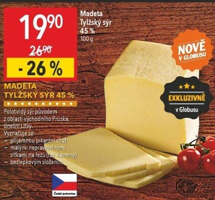 Sýr tylžský Sýrařův výběr Madeta