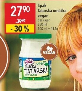 Tatarská omáčka Vegan Spak