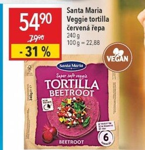 Tortilla Veggie Santa Maria