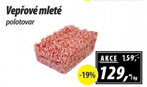 Maso mleté vepřové
