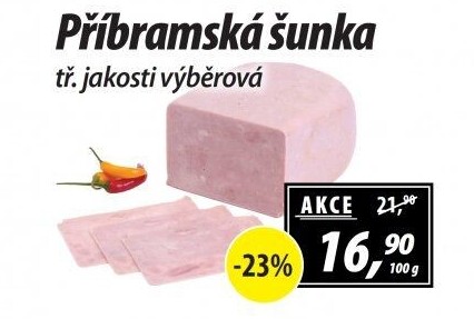 Šunka výběrová příbramská