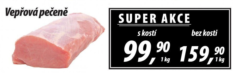 Vepřová pečeně s kostí