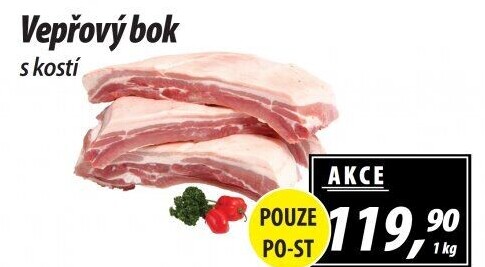 Vepřový bok s kostí