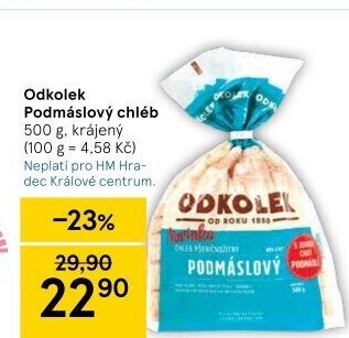 Chléb podmáslový Odkolek
