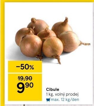 Cibule kuchyňská žlutá