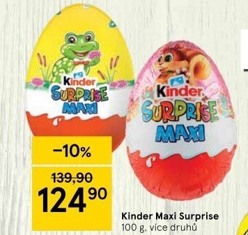 Čokoládové vajíčko s překvapením Maxi Kinder Surprise