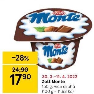 Dezert Monte Zott