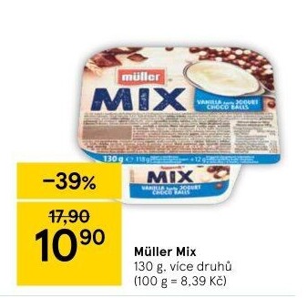 Jogurt Müller Mix