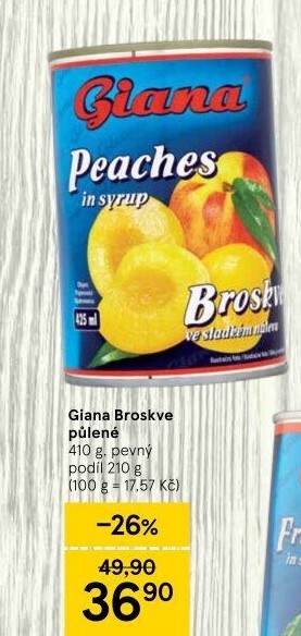 Kompot broskve Giana