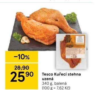 Kuřecí stehna uzená Tesco