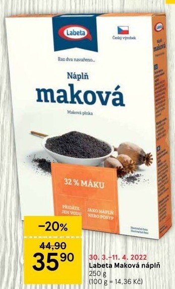 Náplně Labeta