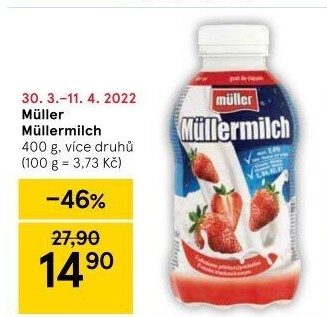 Nápoj mléčný Müllermilch Müller