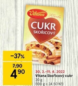 Skořicový cukr Vitana