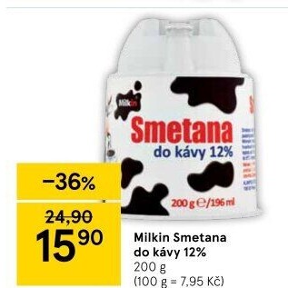 Smetana do kávy Milkin