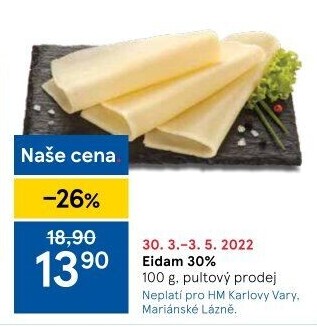 Sýr Eidam 30%