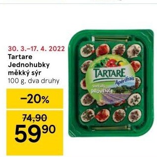 Sýr jednohubky Aperifrais Tartare
