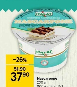 Sýr Mascarpone Italat