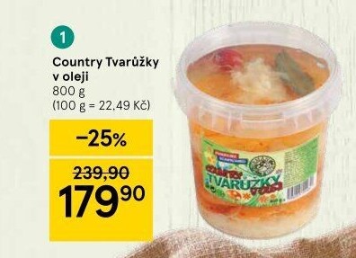 Sýr tvarůžky Country v oleji Gurmán Klub
