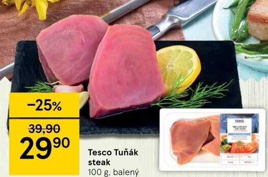 Tuňák steak Tesco