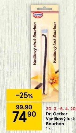 Vanilkový lusk Dr. Oetker
