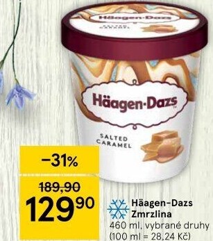Zmrzlina v kelímku Häagen-Dazs
