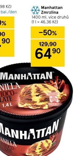 Zmrzlina v kelímku Manhattan Nestlé