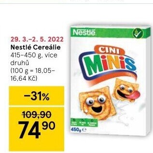 Cereálie Nestlé