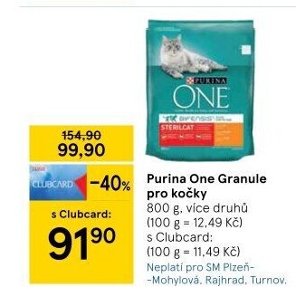 Granule pro kočky One Purina