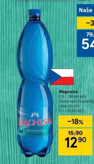 Přírodní voda Magnesia