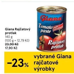 Rajčatový protlak Giana