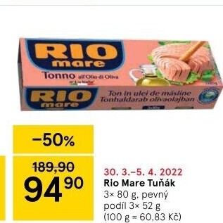 Tuňák Rio Mare