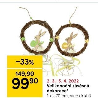 Velikonoční závěsné dekorace