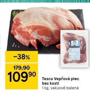 Vepřová plec bez kosti Tesco
