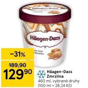 Zmrzlina v kelímku Häagen-Dazs