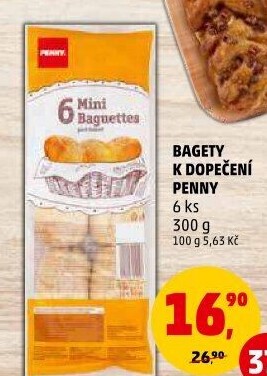 Bagety k dopečení Penny