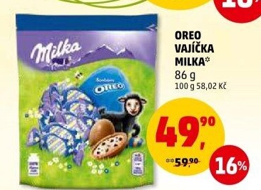 Čokoládová vajíčka mini Milka