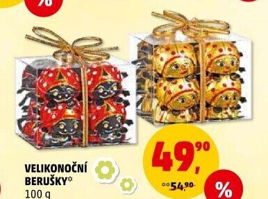 Čokoládové berušky