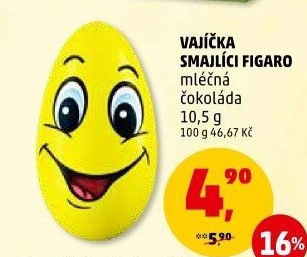 Čokoládové vajíčko Figaro