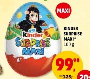Čokoládové vajíčko s překvapením Maxi Kinder Surprise