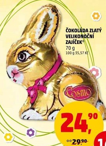 Čokoládový zajíc Cosmo