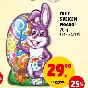 Čokoládový zajíc Figaro