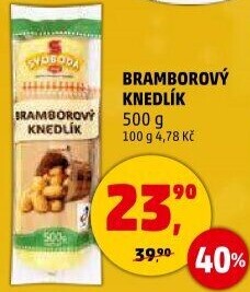 Knedlík bramborový Svoboda Blučina