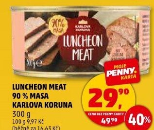 Lunchmeat drůbeží Karlova Koruna