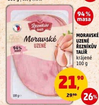 Moravské maso uzené Řezníkův talíř
